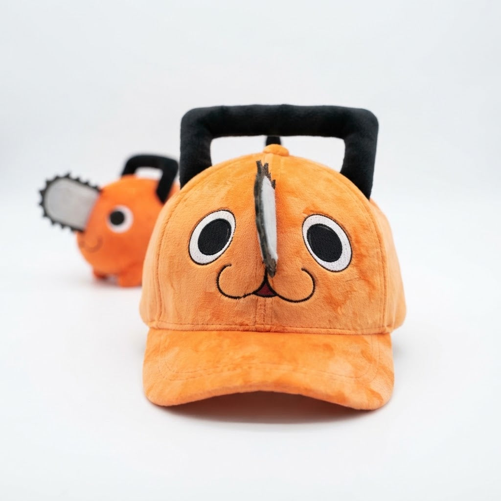 Chainsaw Man Pochita Cosplay Baseball Cap - Anime Character Hat
