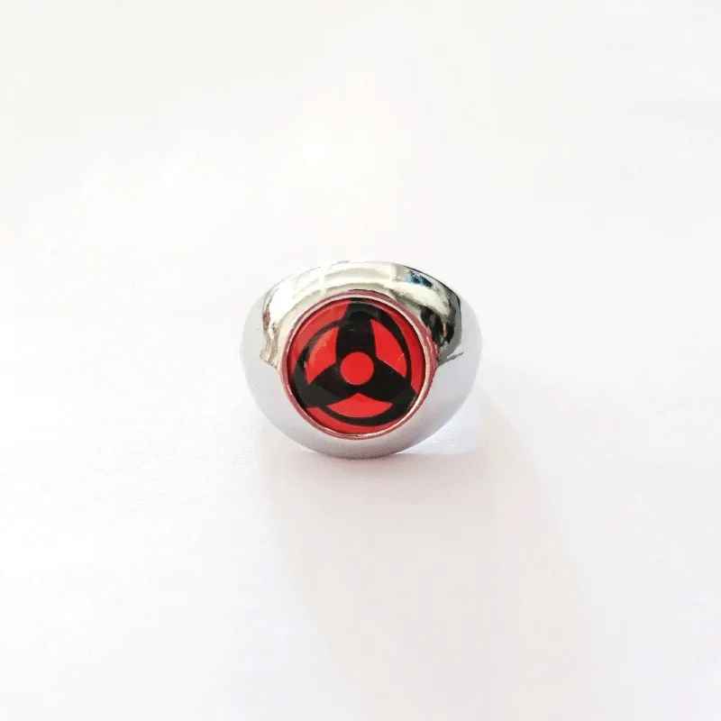 Naruto Akatsuki & Sharingan Ring Collection – Premium Metal Rings with Display Box