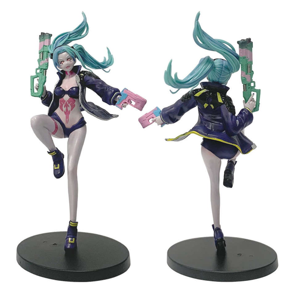 Cyberpunk Rebecca Combat Action Figure – Premium Anime Edgerunners Solo Collectible | Geekzilla