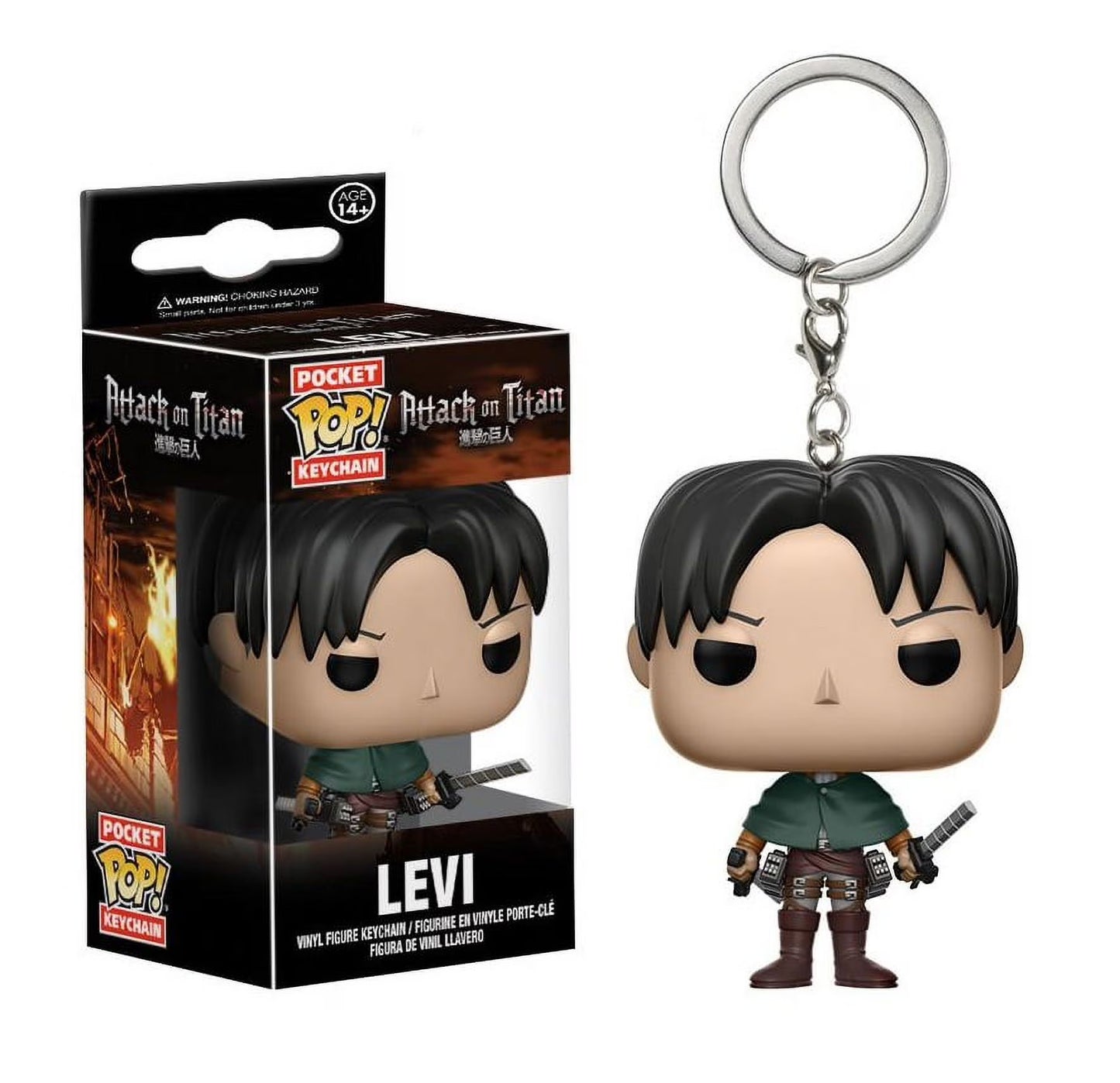 Attack on Titan Funko Pop! Keychain Assortment – Collectible Anime Vinyl Key Ring | Geekzilla