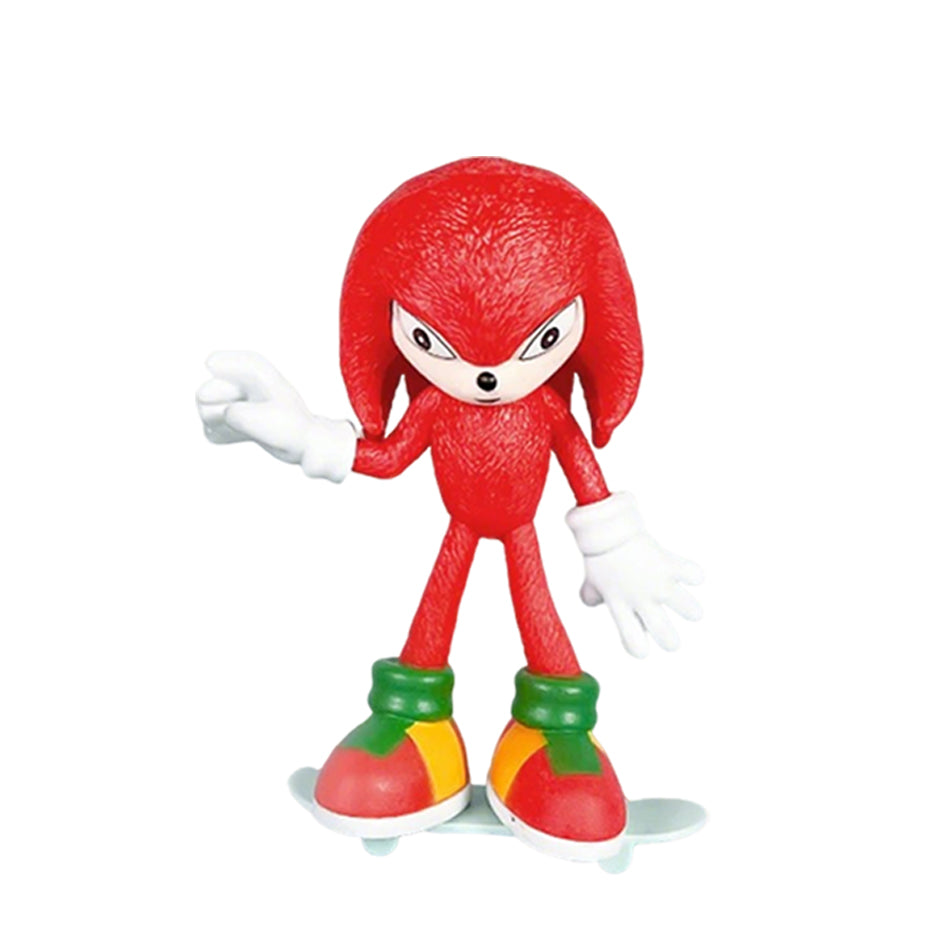 Sonic The Hedgehog 3 Skateboard Figure – Collectible Anime Action Statue (Sonic, Tails, Knuckles)