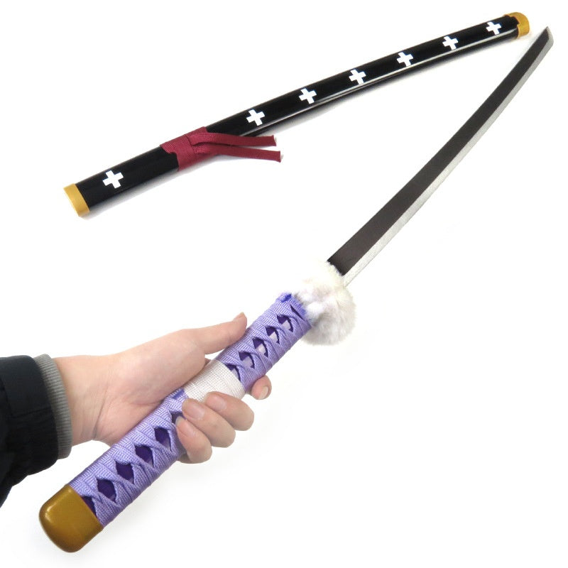 One Piece Trafalgar Law Sword Replica – Premium Kikoku Wooden Cosplay Katana