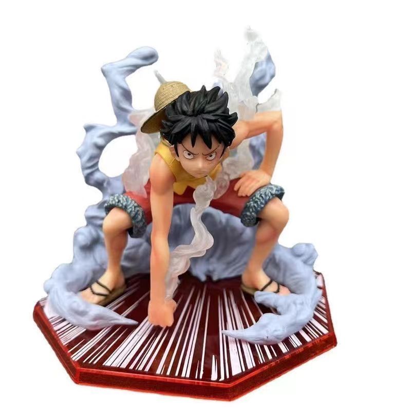 One Piece Monkey D. Luffy Gear 2 Action Figure – Premium Battle Stance Collectible | Geekzilla