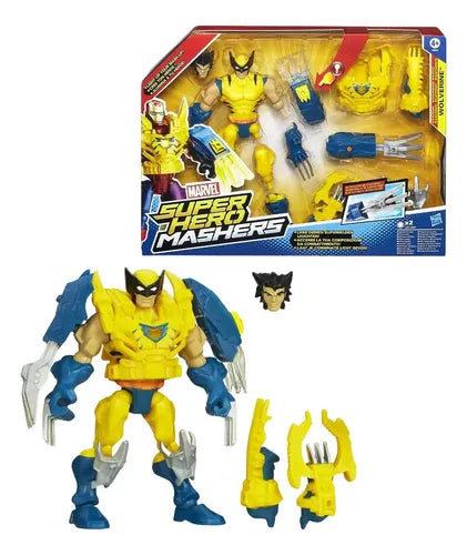 Marvel Super Hero Mashers Wolverine Action Figure Set – Interchangeable Build & Battle Kit | Geekzilla