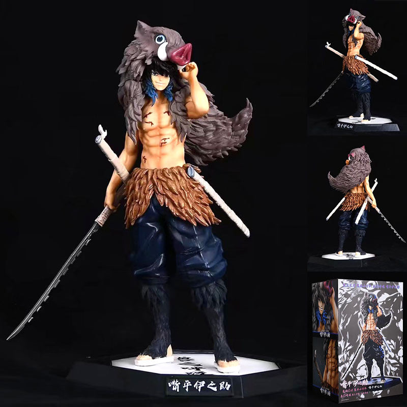 Demon Slayer Inosuke Hashibira Figure – Premium Beast Breathing Unmasked Collectible | Geekzilla