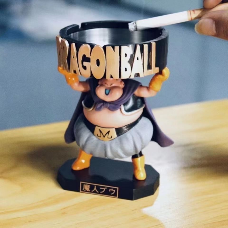 Dragon Ball Majin Buu Desktop Ashtray – Collectible Anime Figurine Holder