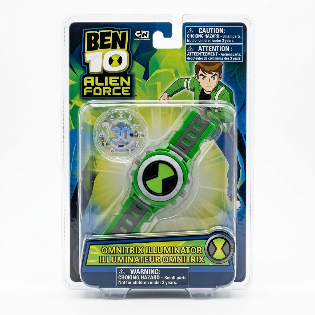 Ben 10 Alien Force Omnitrix Illuminator Roleplay Watch – Light-Up Interactive Prop | Geekzilla