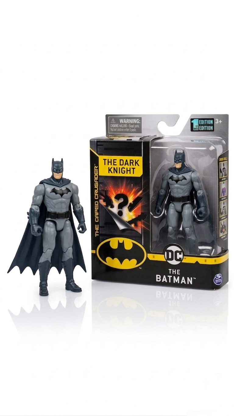 DC THE CAPED CRUSADER: 4-INCH ACTION FIGURE VARIANTS