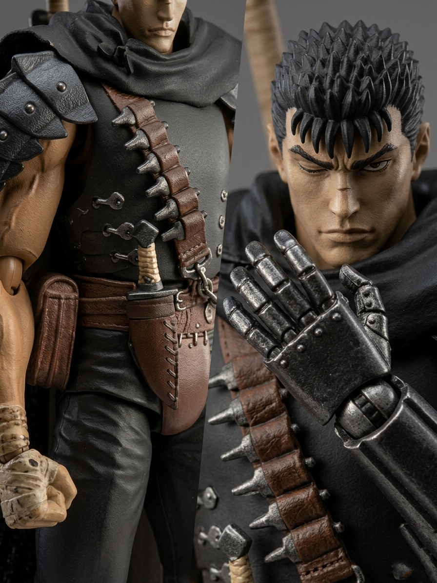 Berserk: Guts (The Black Swordsman) Premium 1:12 Scale Articulated Action Figure