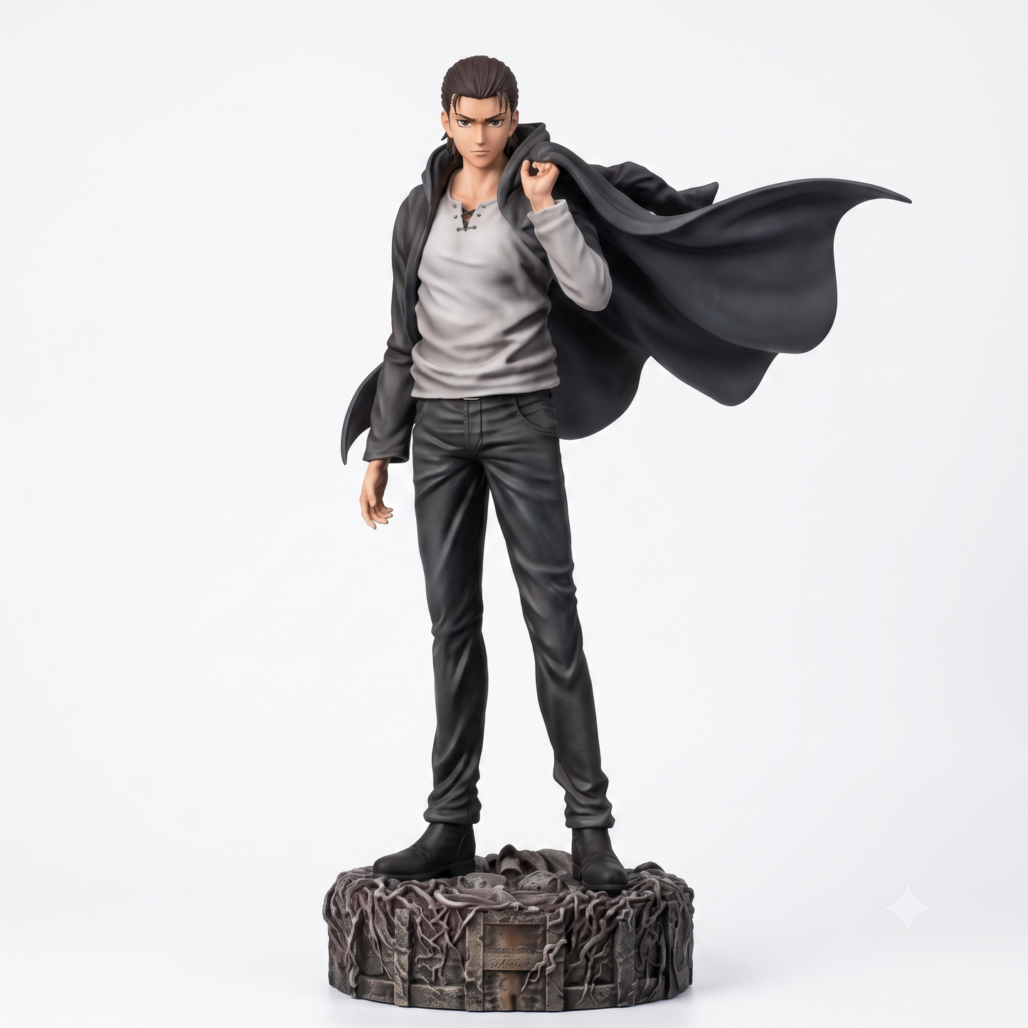 Attack on Titan Eren Yeager Season 4 PVC Figure – Trench Coat Statue