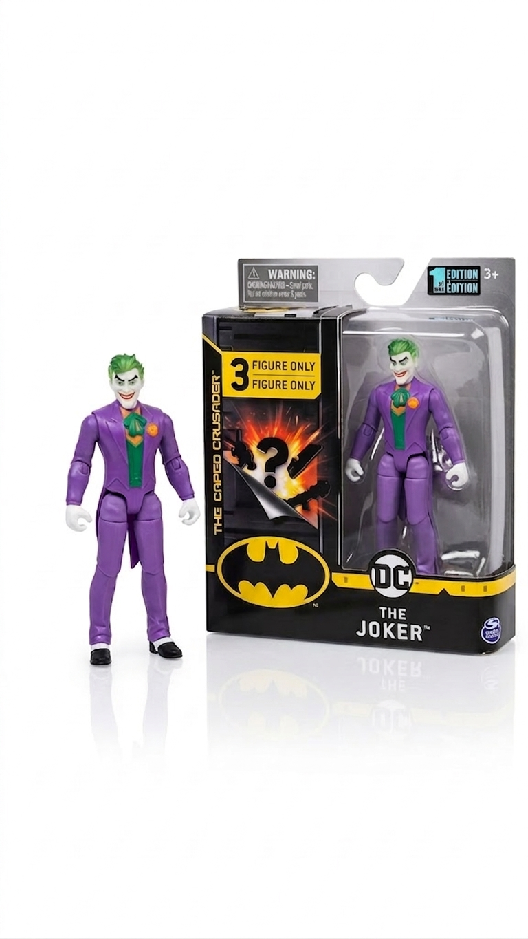 DC THE CAPED CRUSADER: 4-INCH ACTION FIGURE VARIANTS