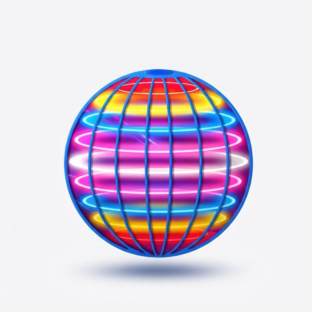 Cosmic Hover Spinner Orb – Premium Kinetic LED Boomerang Flying Ball | Geekzilla