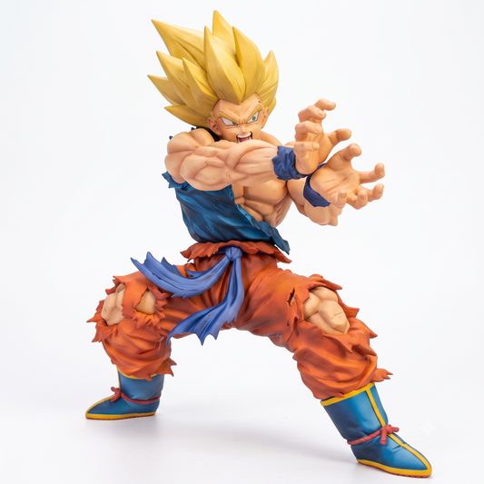 uper Saiyan Goku Figure | Kamehameha Action Pose Dragon Ball Z Statue | Geekzillaa