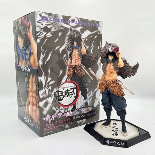 Demon Slayer Inosuke Hashibira Figure – Premium Beast Breathing Unmasked Collectible | Geekzilla