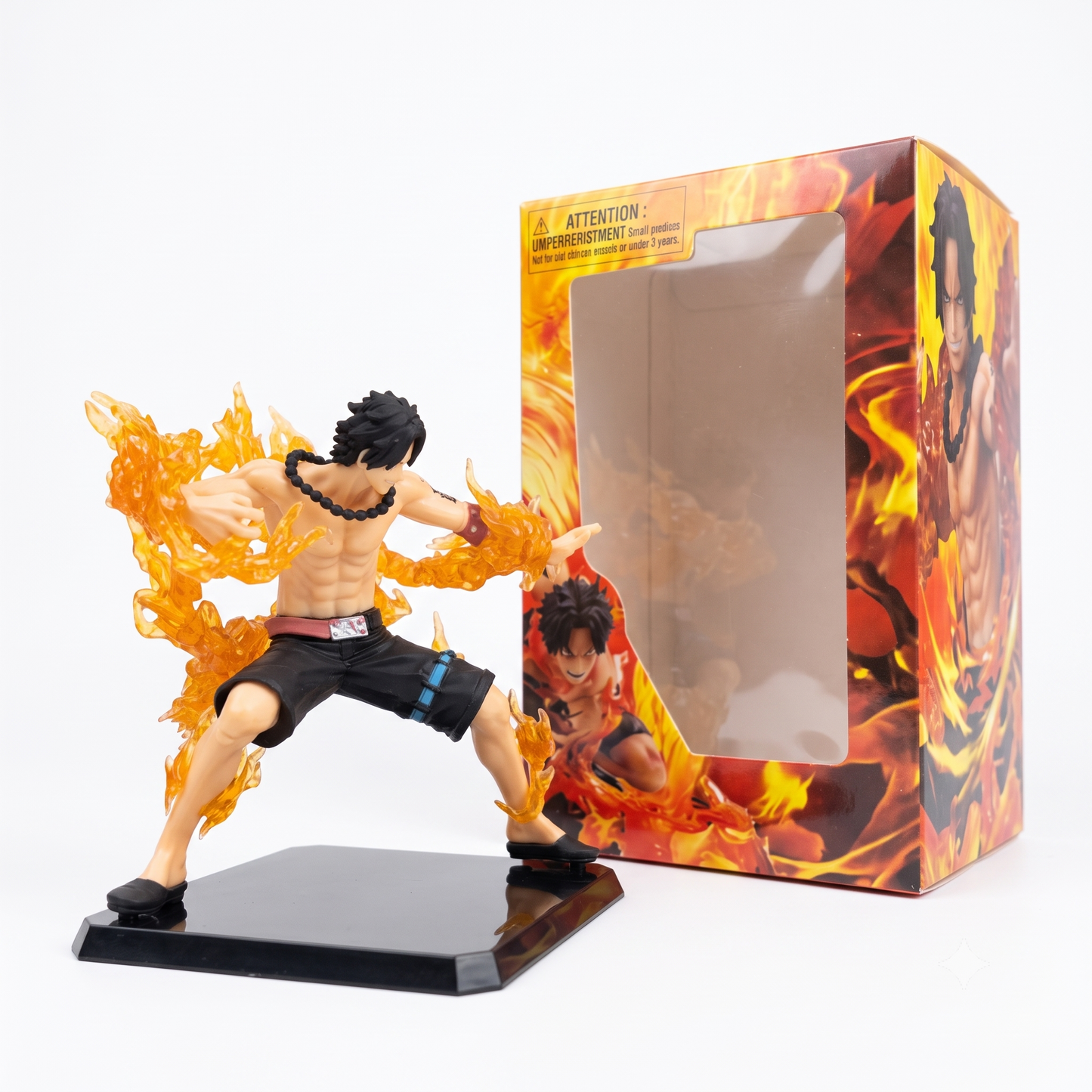 One Piece Portgas D Ace Battle Fire Action Figures
