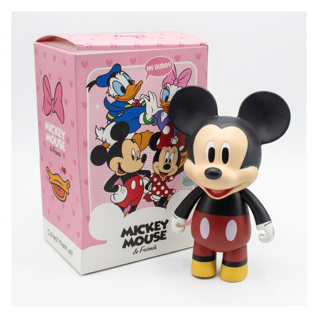 Disney Mickey Mouse & Friends Collectible Vinyl Figure – Classic Character Toy with Pink Box | Geekzilla