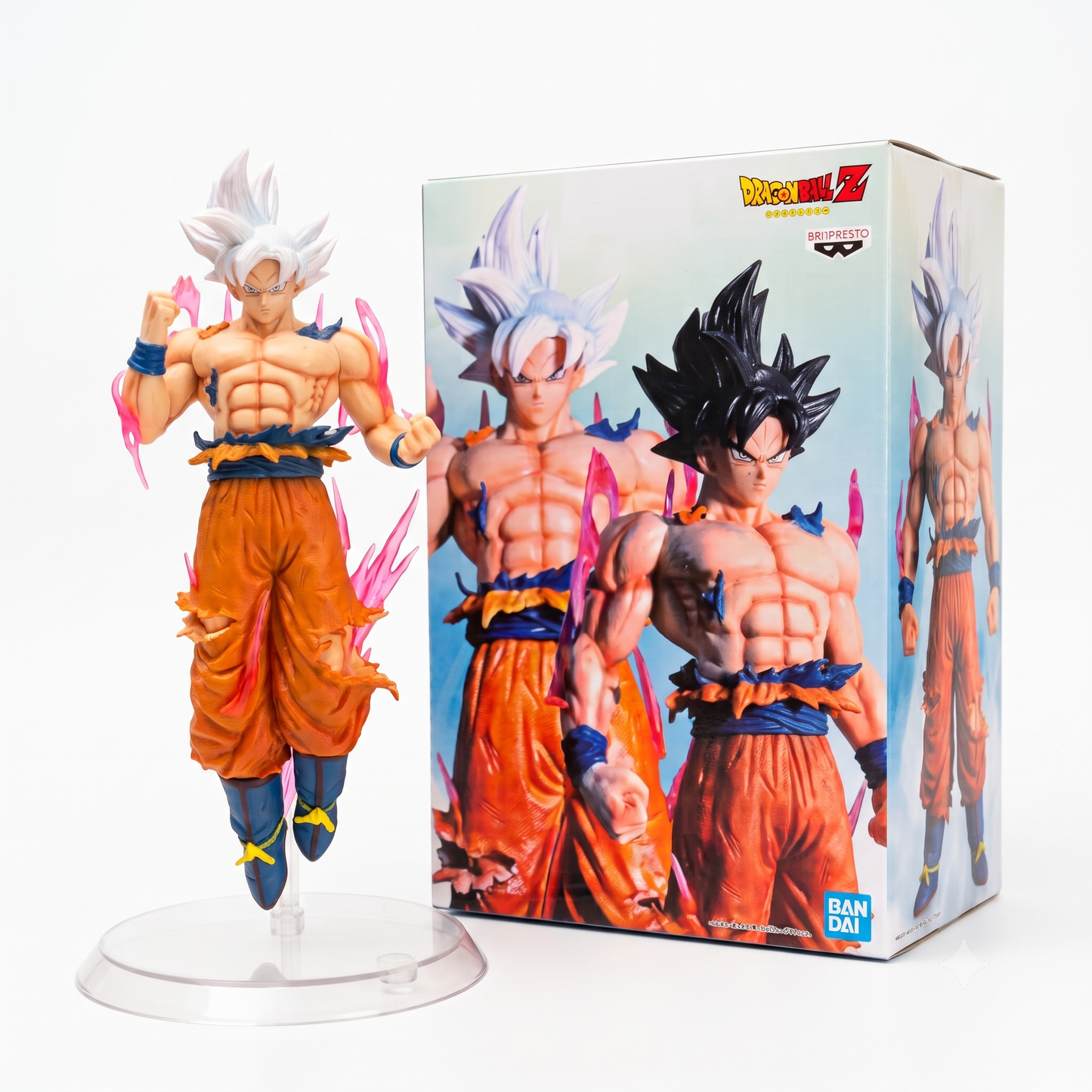 Dragon Ball Super Ultra Instinct Goku Figure – Premium Floating Battle Stance Collectible | Geekzilla