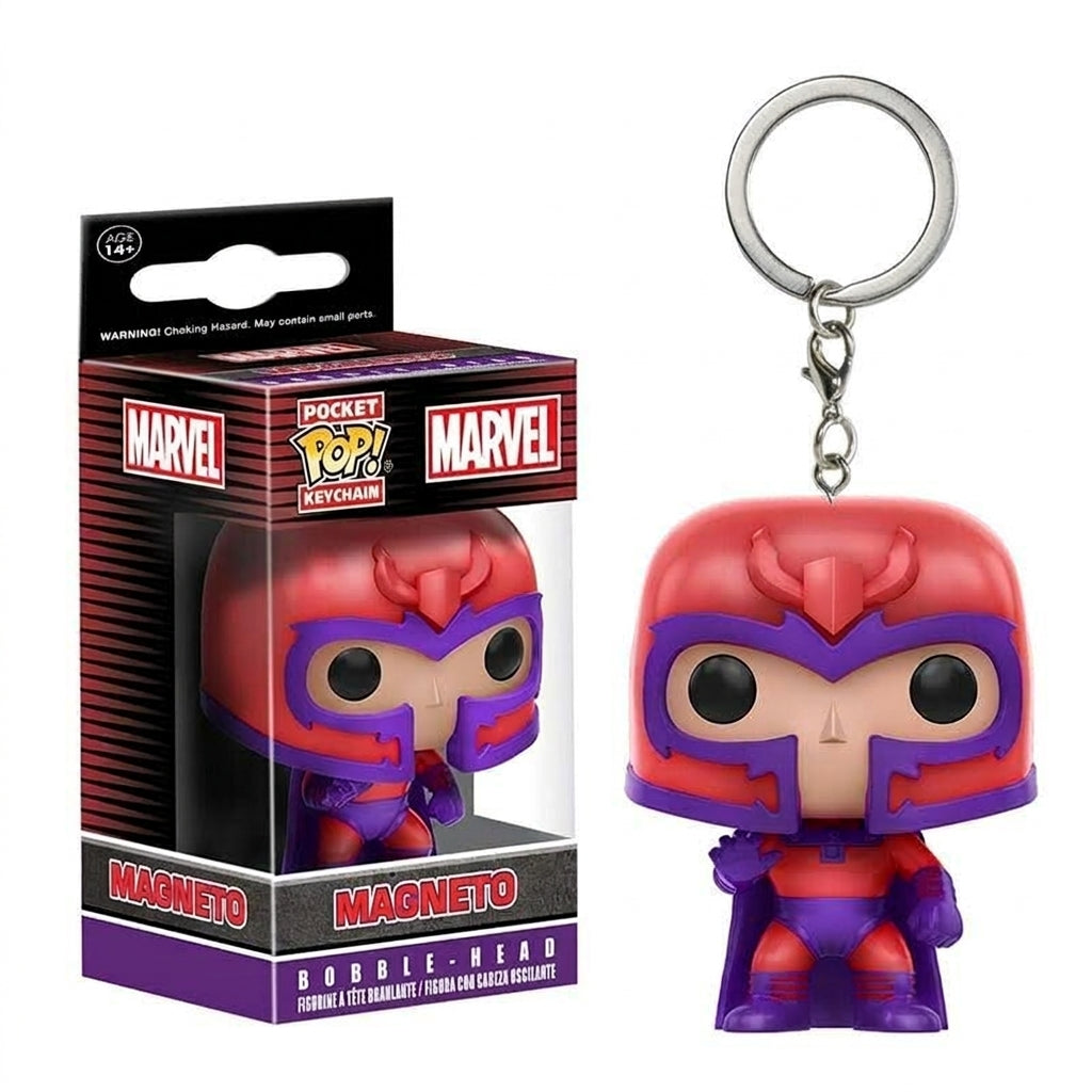 Magneto Marvel Funko Pop! Keychain – X-Men Vinyl Figure Key Ring | Geekzilla