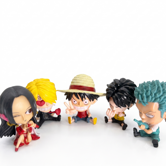 🏴‍☠️ One Piece Chibi Figure Set – Doflamingo & Luffy