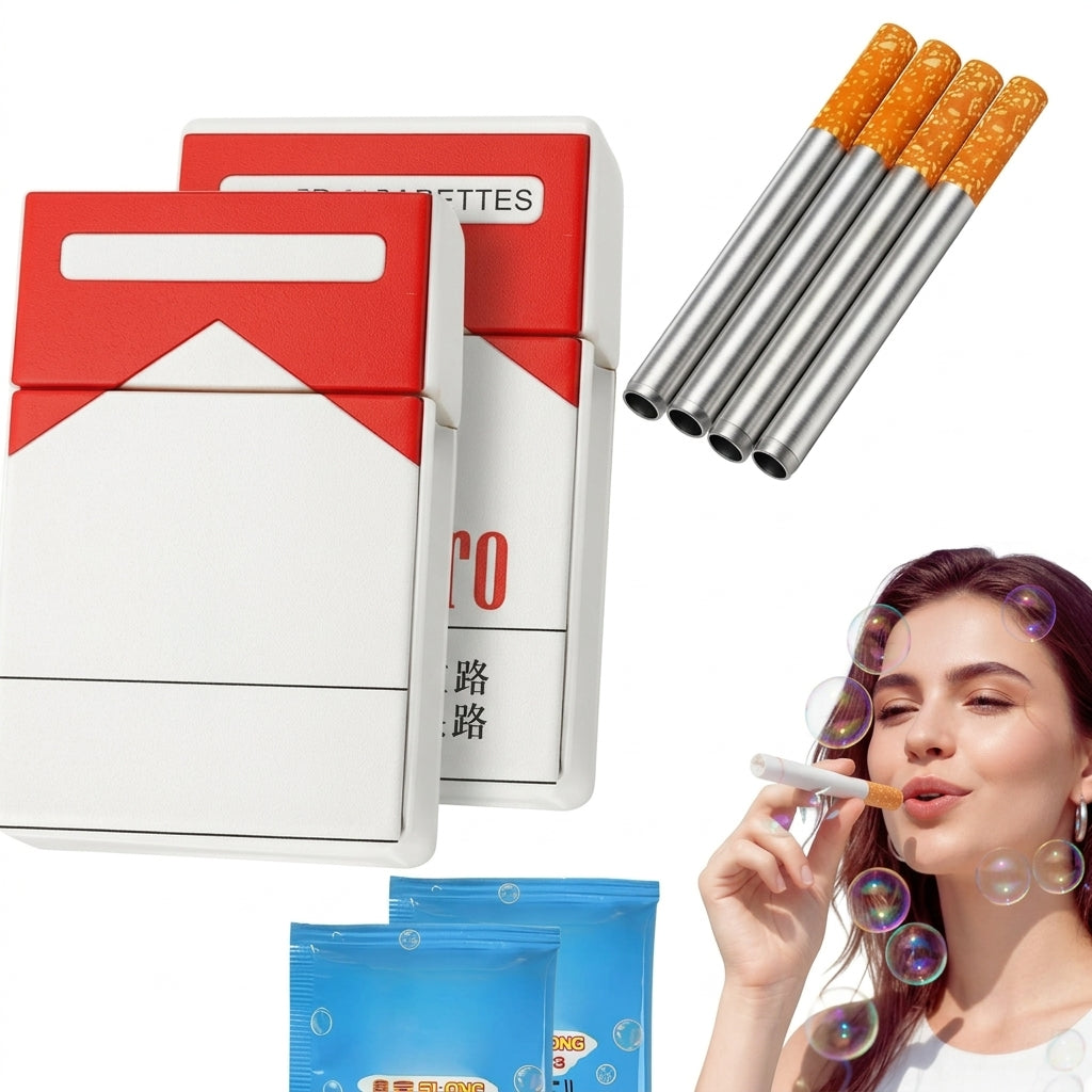 Novelty Cigarette Pack Bubble Blower Prop – Fun Party Joke & Photo Prop | Geekzilla