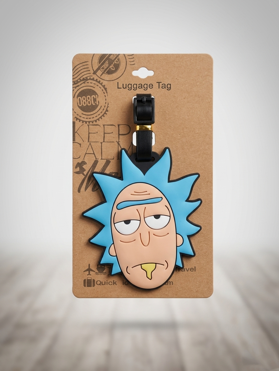 RICK AND MORTY "RICK SANCHEZ" 3D LUGGAGE TAG