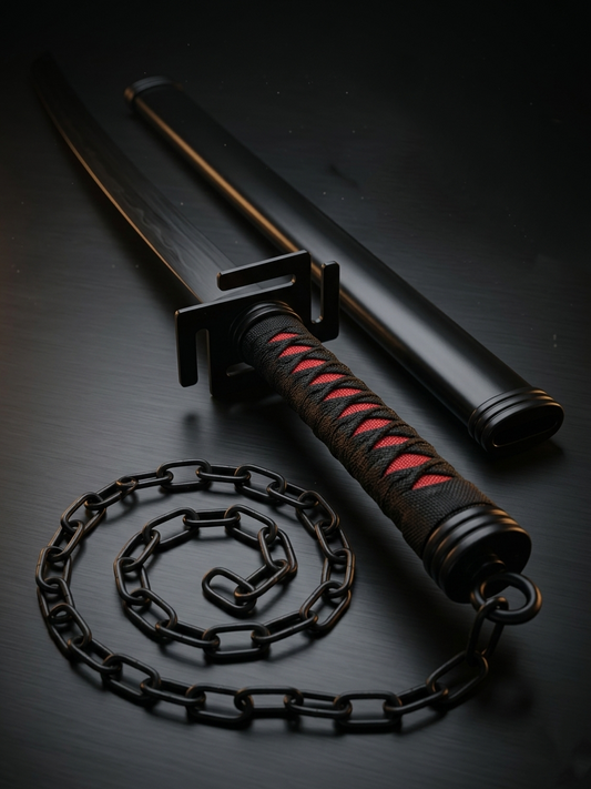 Bleach "Tensa Zangetsu" Bankai Katana – Ichigo Kurosaki Premium Metal Replica