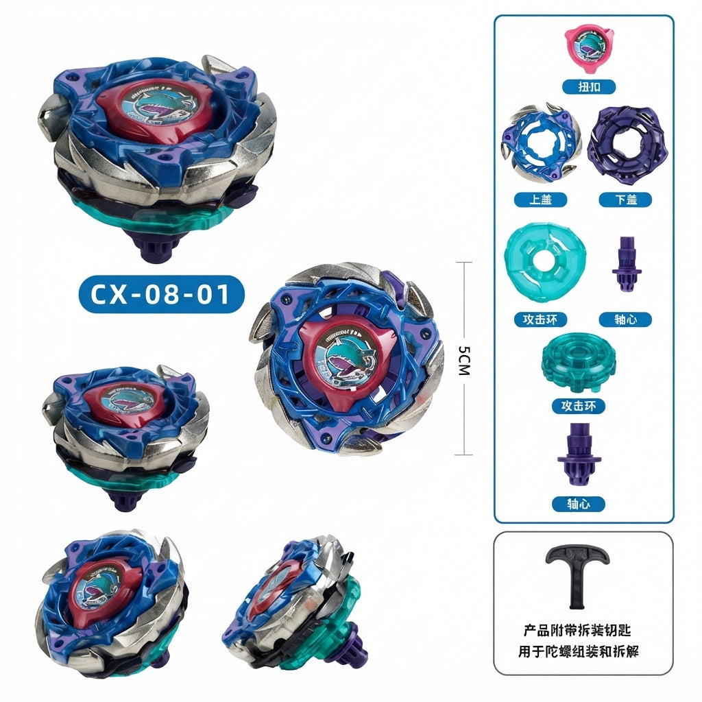 Beyblade X Metal Fusion Battling Tops – Premium High-Velocity Custom Spinners | Geekzilla