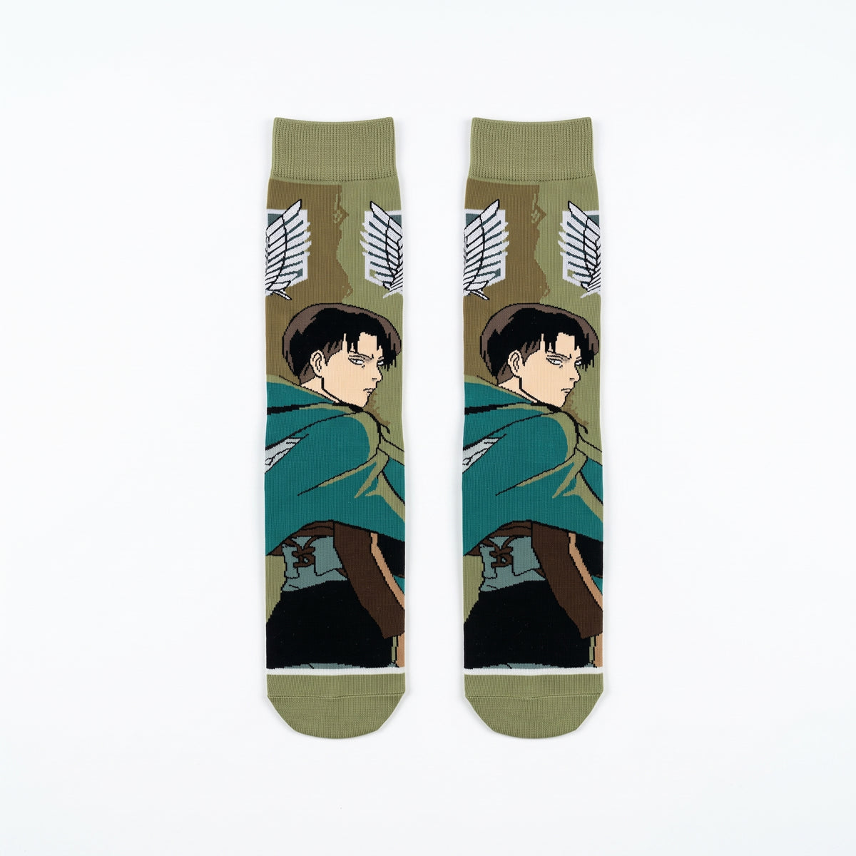 Attack on Titan Captain Levi Socks | Wings of Freedom Scout Crew Socks