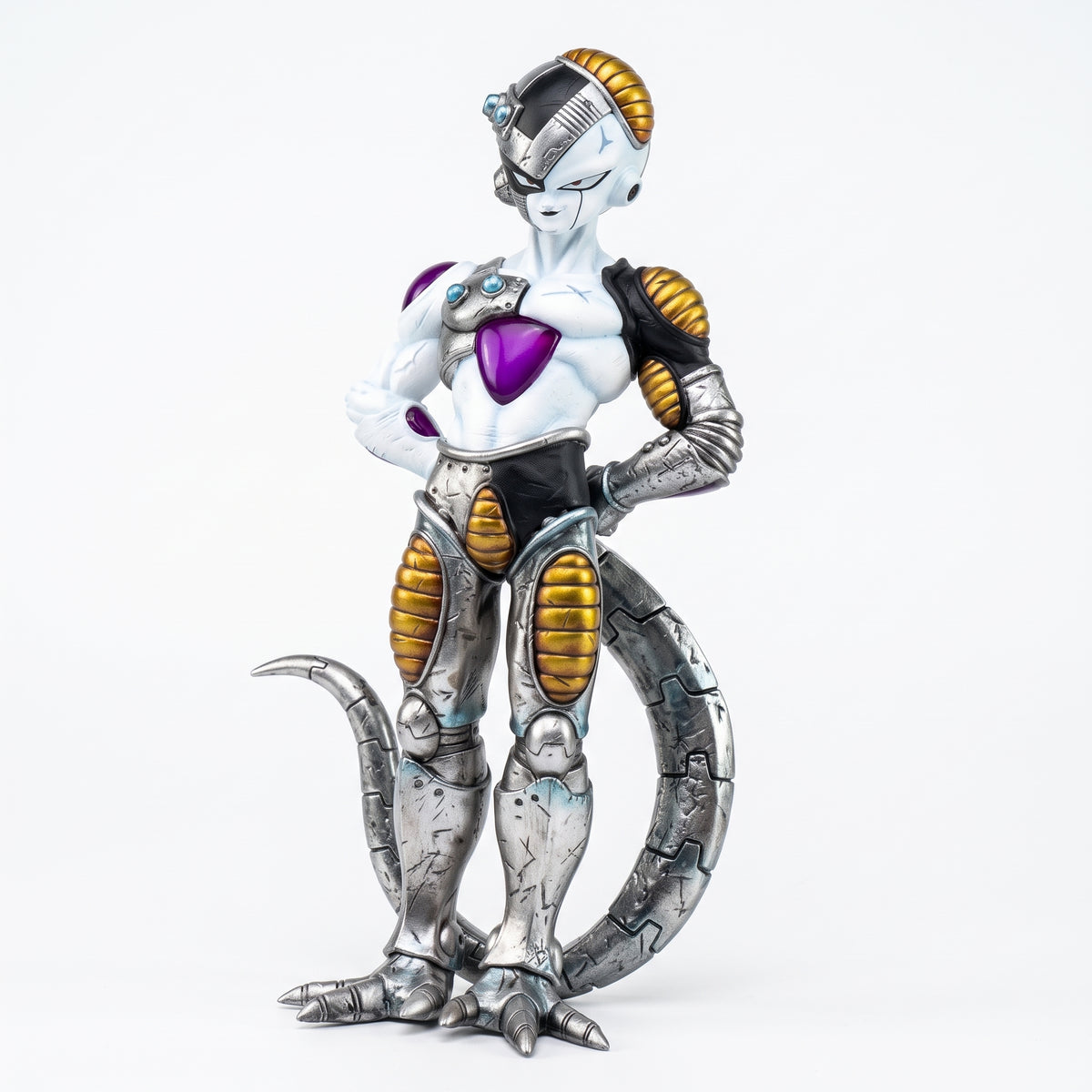 22cm Dragon Ball Z Mecha Frieza Statue | Metallic Cyborg Figure