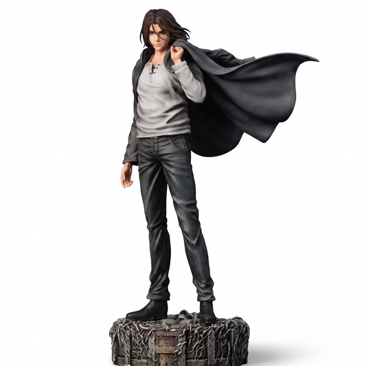 Attack on Titan Eren Yeager Season 4 PVC Figure – Trench Coat Statue