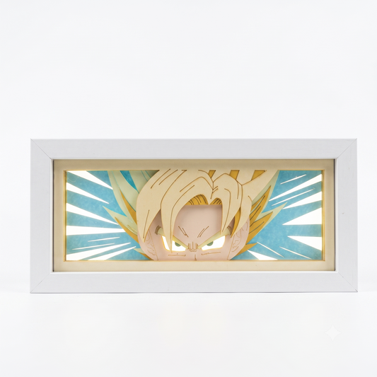Goku "Ultimate Spirit Bomb" Multi-Layered RGB Light Box