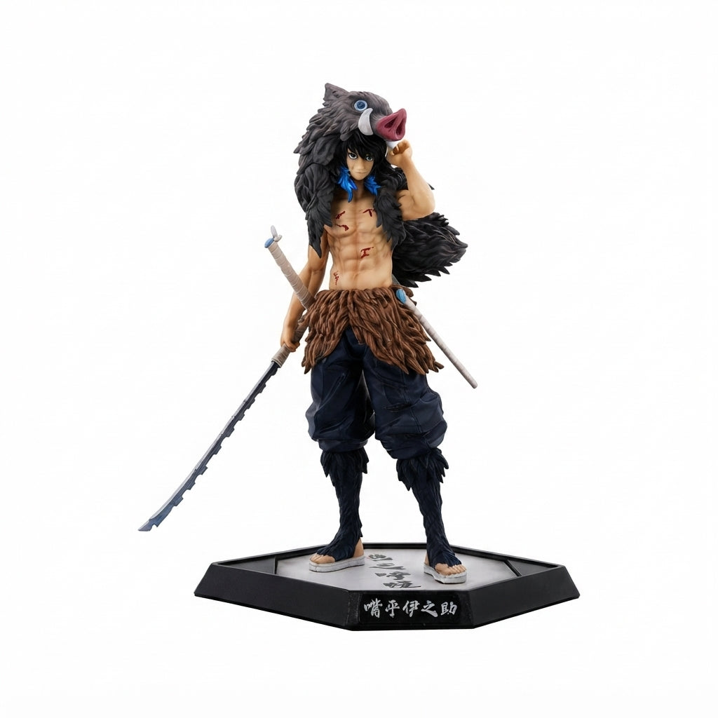 Demon Slayer Inosuke Hashibira Figure – Premium Beast Breathing Unmasked Collectible | Geekzilla