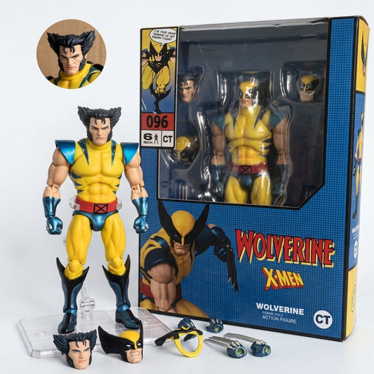 Wolverine X-Men Collectible Figure – Classic Yellow & Blue Suit Model | Geekzilla