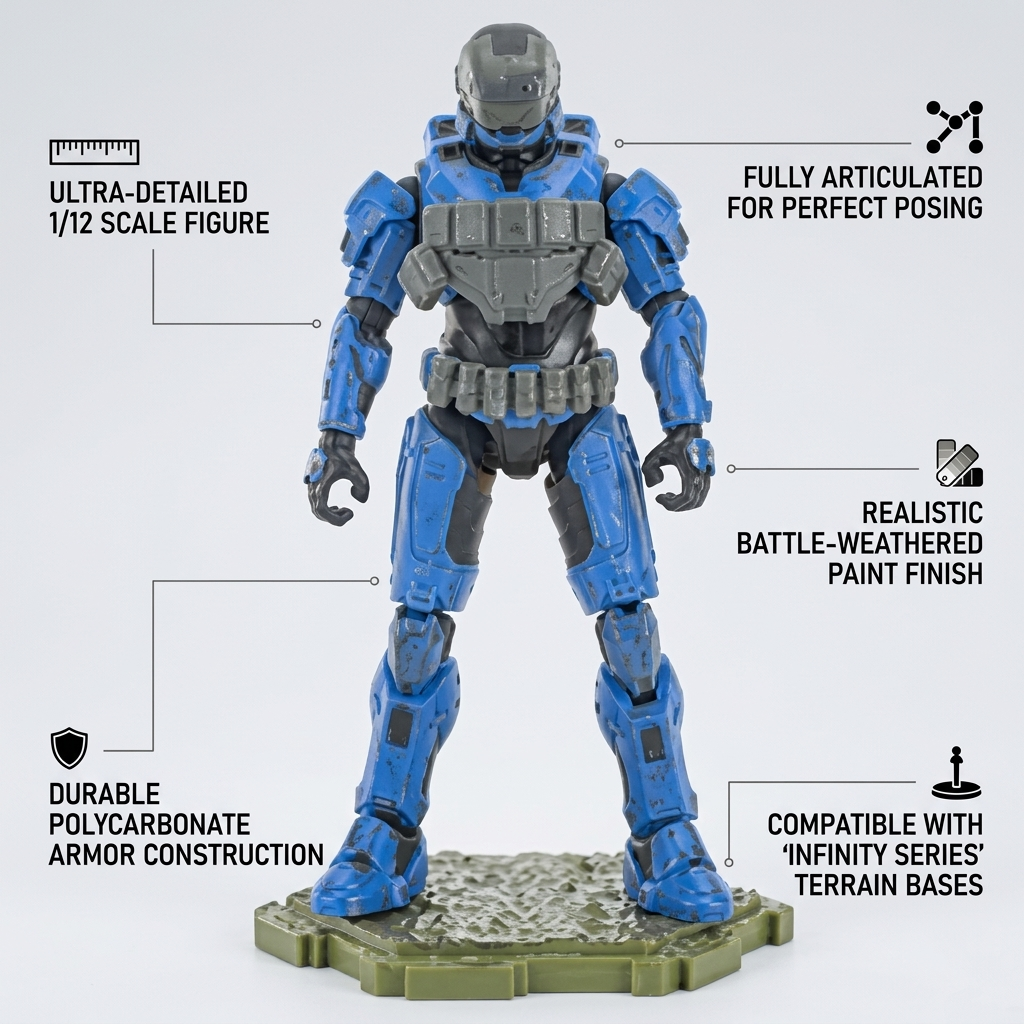 Halo Series: Spartan Collection Premium 6.5-Inch Articulated Action Figure Assortment