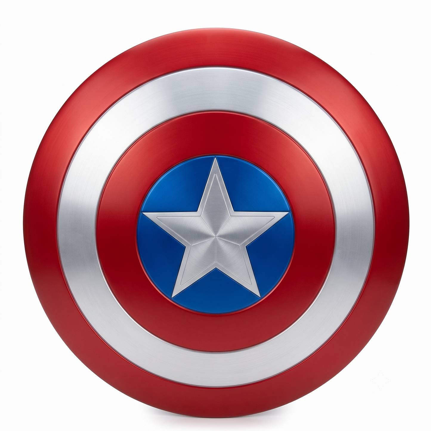 Marvel Captain America Premium Stainless Steel Shield – 1:1 Full Scale 60cm Metal Replica