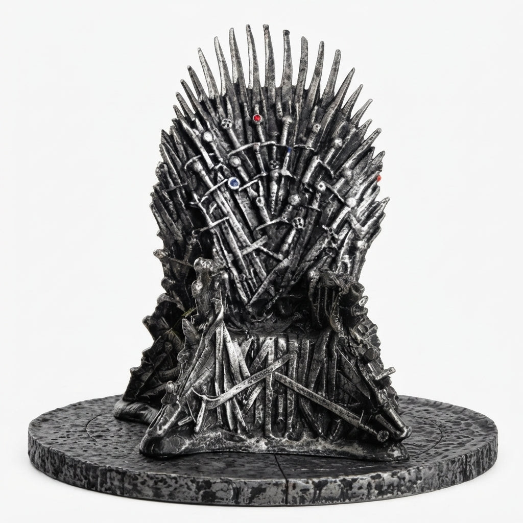 Game of Thrones Iron Throne Collectible Statue – Miniature Replica Showpiece | Geekzilla