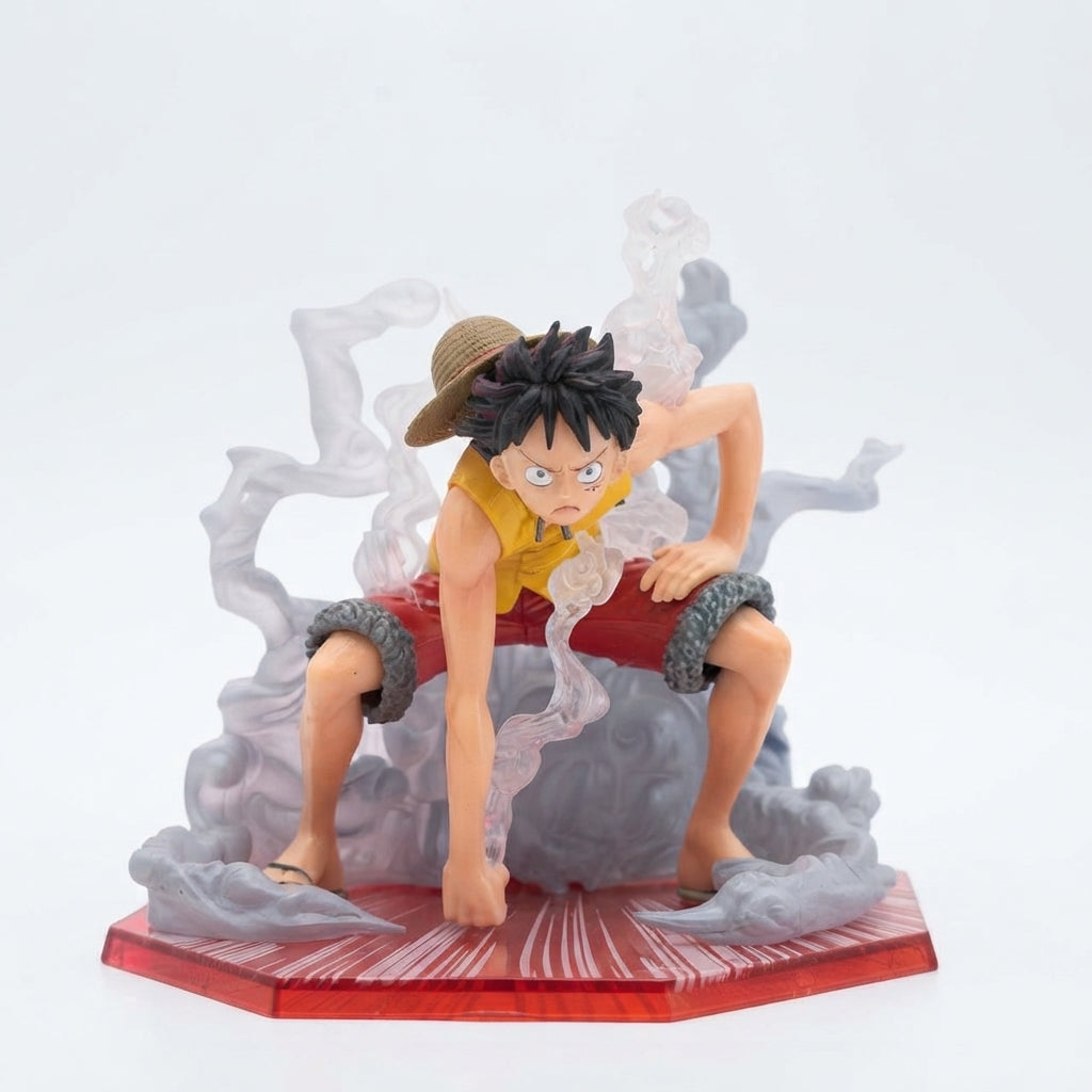 One Piece Monkey D. Luffy Gear 2 Action Figure – Premium Battle Stance Collectible | Geekzilla
