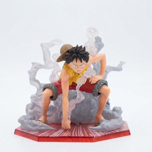 One Piece Monkey D. Luffy Gear 2 Action Figure – Premium Battle Stance Collectible | Geekzilla