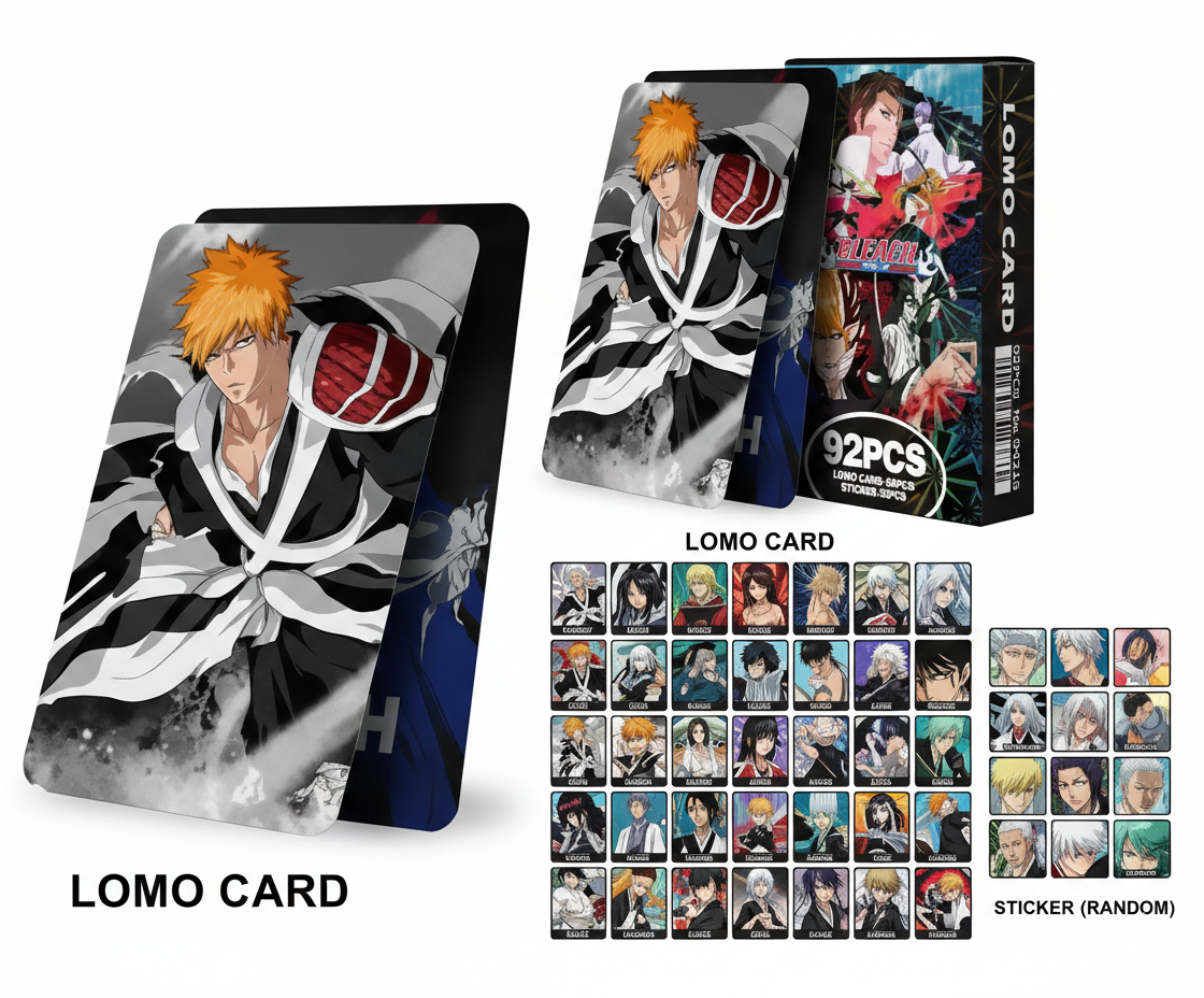 Bleach "Thousand-Year Blood War" Lomo Cards - 92 Piece Mega Collector Set