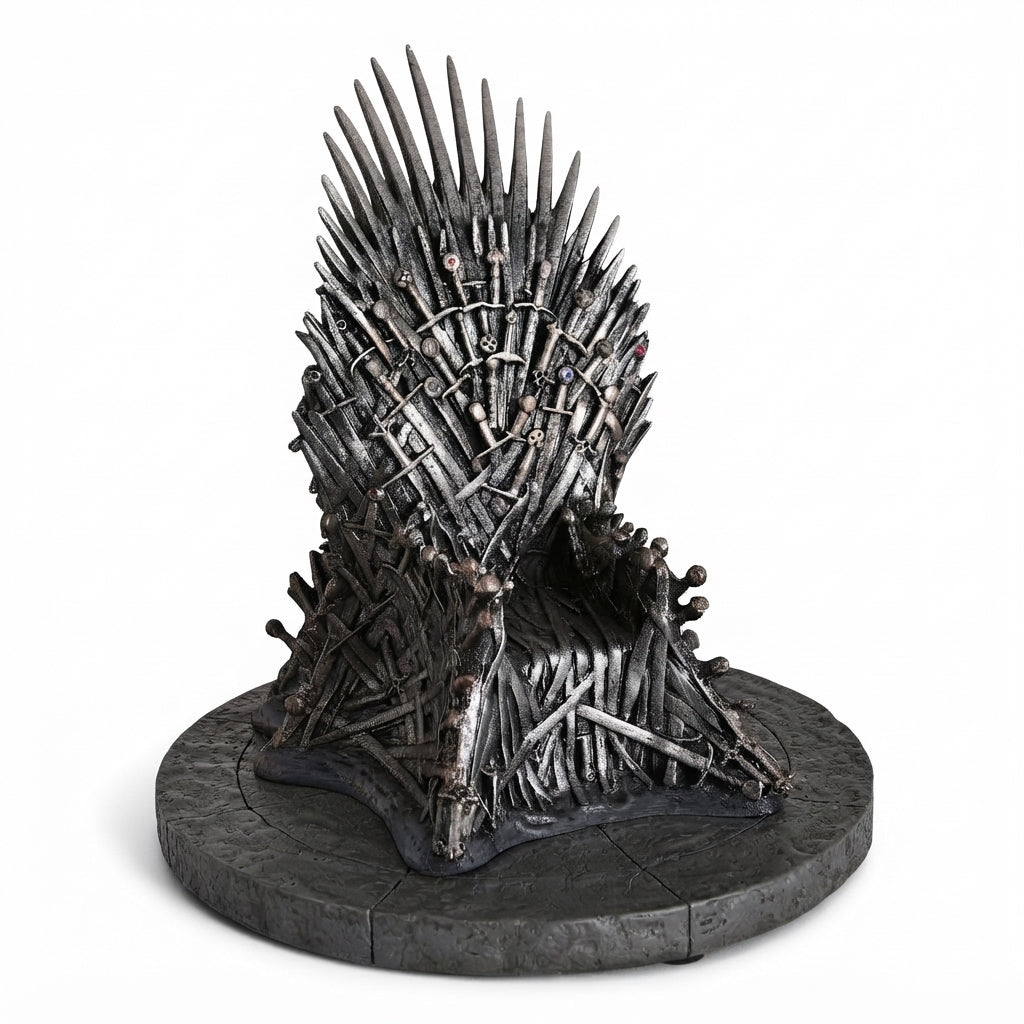 Game of Thrones Iron Throne Collectible Statue – Miniature Replica Showpiece | Geekzilla