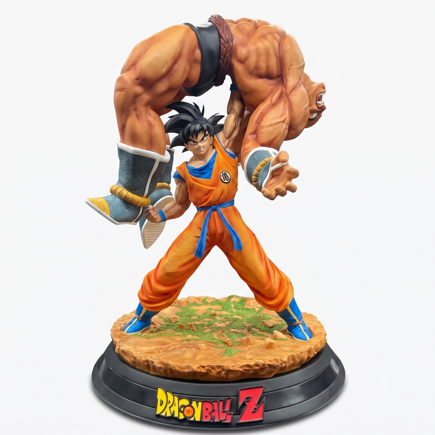 Dragon Ball Son Goku vs Nappa Figure – 23cm Anime Statue
