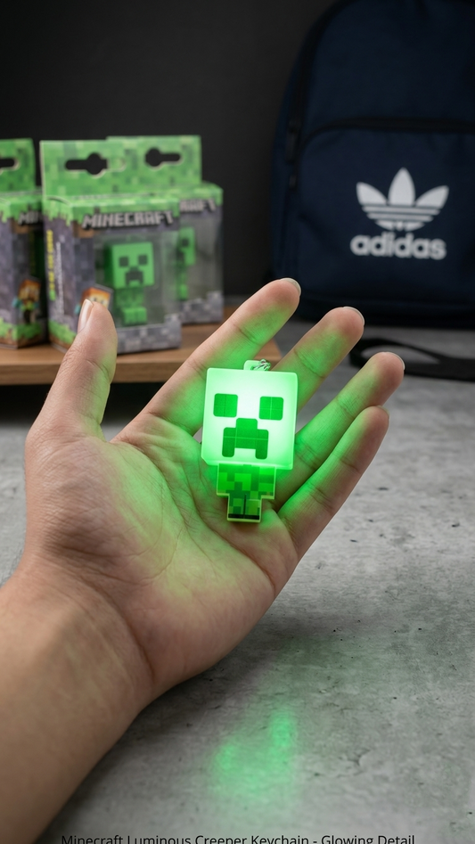 MINECRAFT "LUMINOUS CREEPER" PREMIUM KEYCHAIN