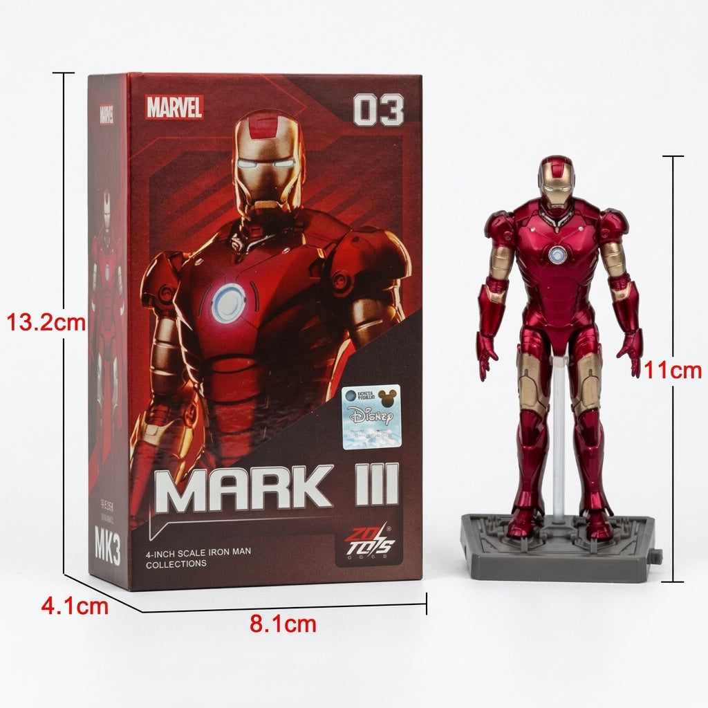 Iron Man Mark III #03 Collectible Figure – Marvel MCU Premium Edition Model | Geekzilla