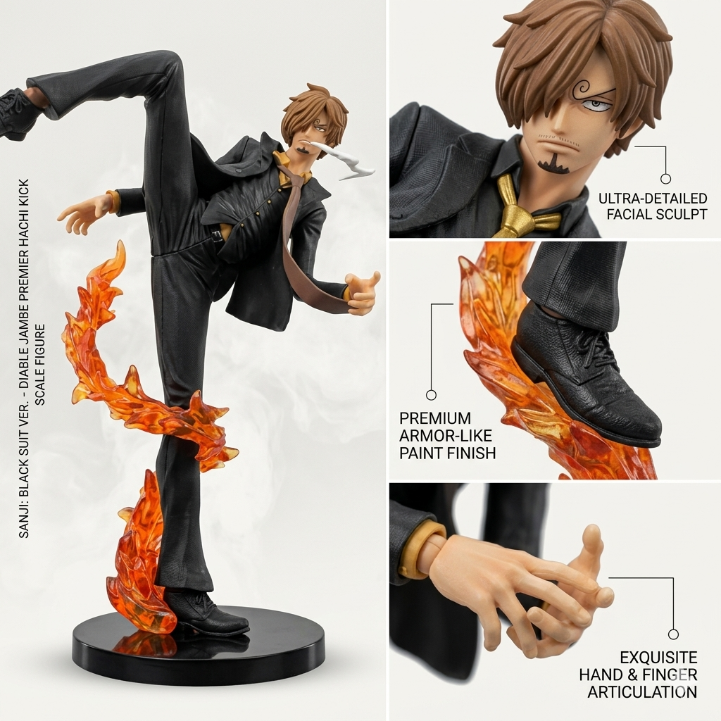 ONE PIECE "BLACK SUIT SANJI" DIABLE JAMBE PREMIER SCALE FIGURE