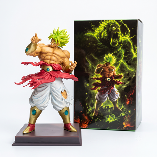 Dragon Ball Z LSSJ Broly PVC Anime Statue Figure – Green Hair Collectible