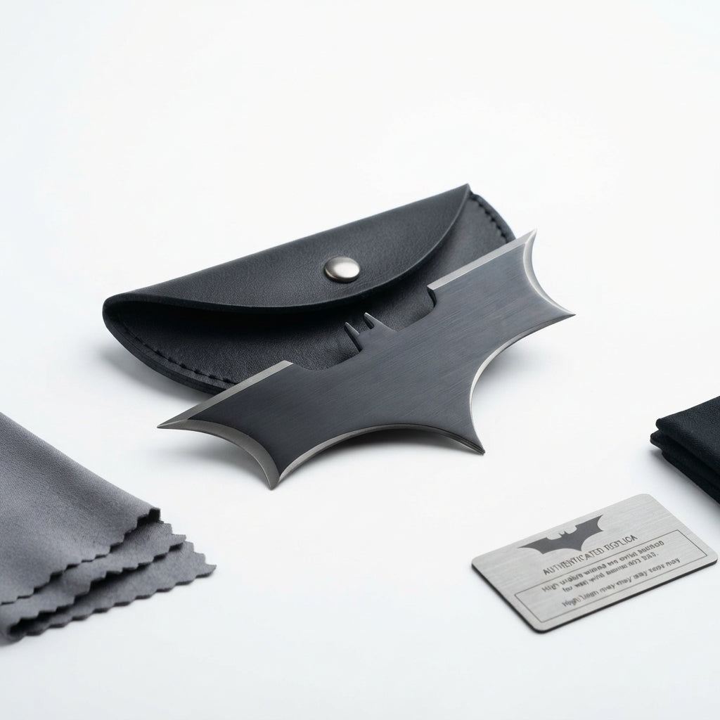 Batman Metallic Throwing Batarang Replica Assortment – Solid Steel Collectible | Geekzilla