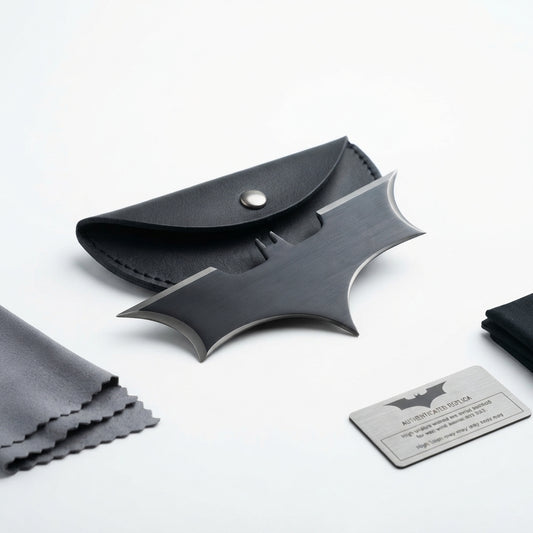 Batman Metallic Throwing Batarang Replica Assortment – Solid Steel Collectible | Geekzilla