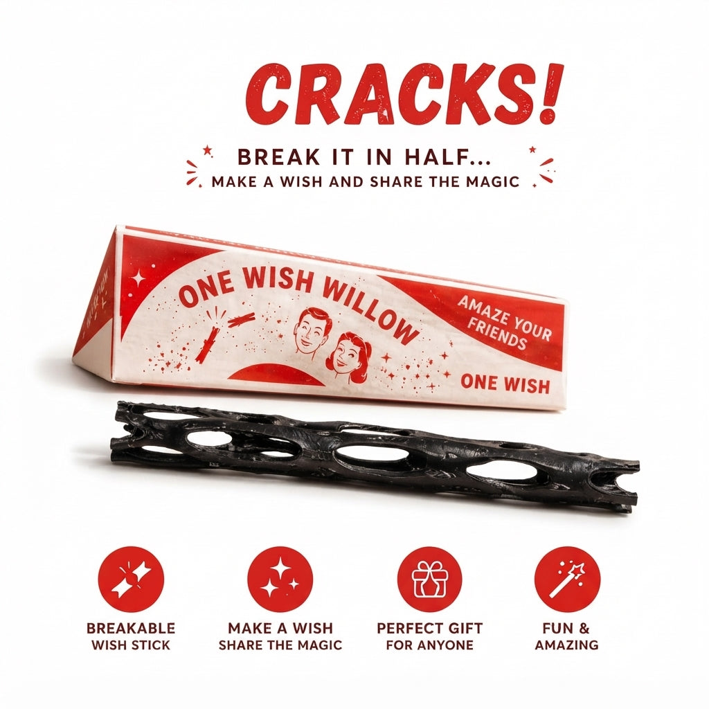 One Wish Willow Retro Novelty Magic Trick - Vintage Magic Prop