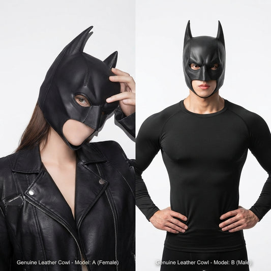 The Dark Knight Tactical Cowl – Premium Matte Black Vigilante Cosplay Armor | Geekzilla