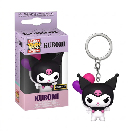 Kuromi with Balloons Sanrio Funko Pop! Keychain – Vinyl Figure Key Ring | Geekzilla